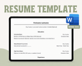 Professional Resume Template